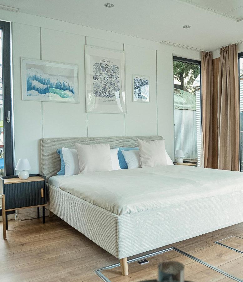 80Qm Privates Hausboot In Hamburg-Mitte 호텔 외부 사진